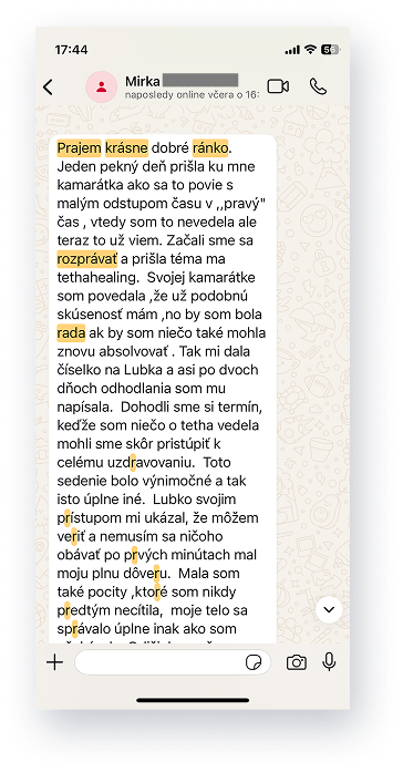 Celý pôvodný screenshot — Mirka